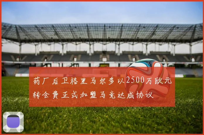 药厂后卫格里马尔多以2500万欧元转会费正式加盟马竞达成协议