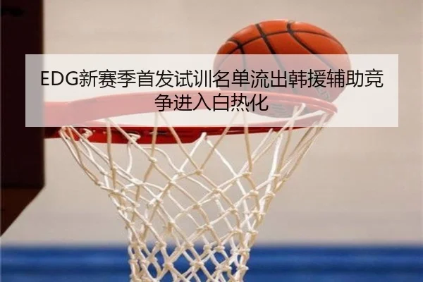 EDG新赛季首发试训名单流出韩援辅助竞争进入白热化